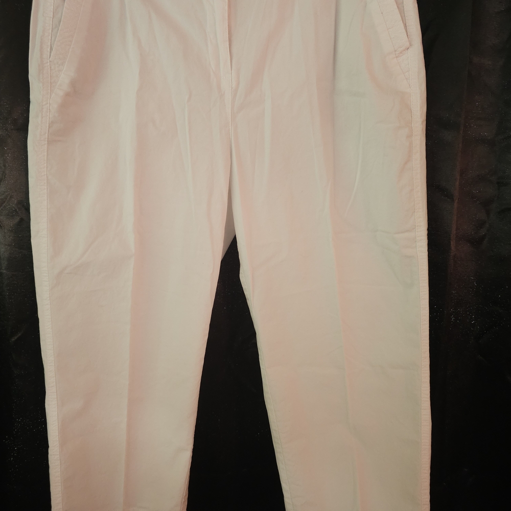 Women’s White Chicos Cotton Blend Capri Pants 2 Classic Beach Resortwear